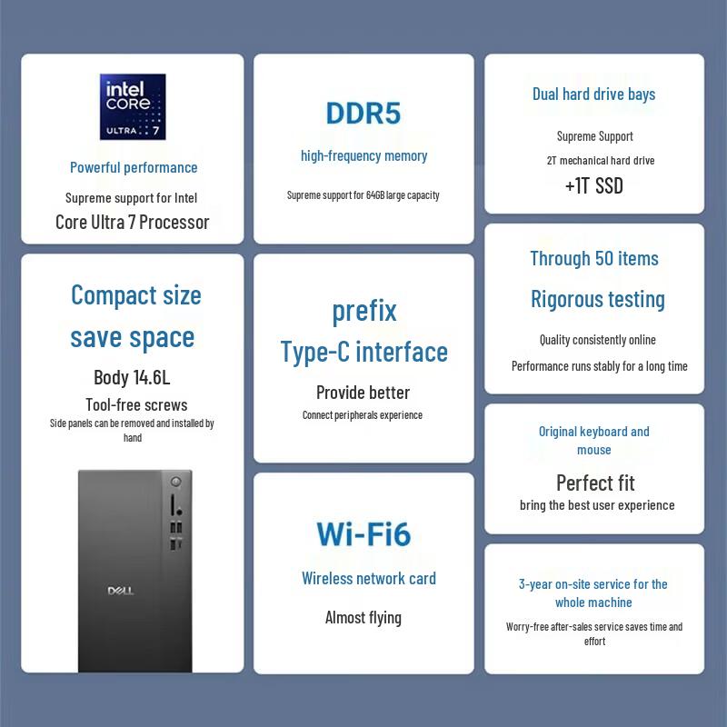 Dell Inspiron Ultra 5 High-Performance Desktop PC (CN version)