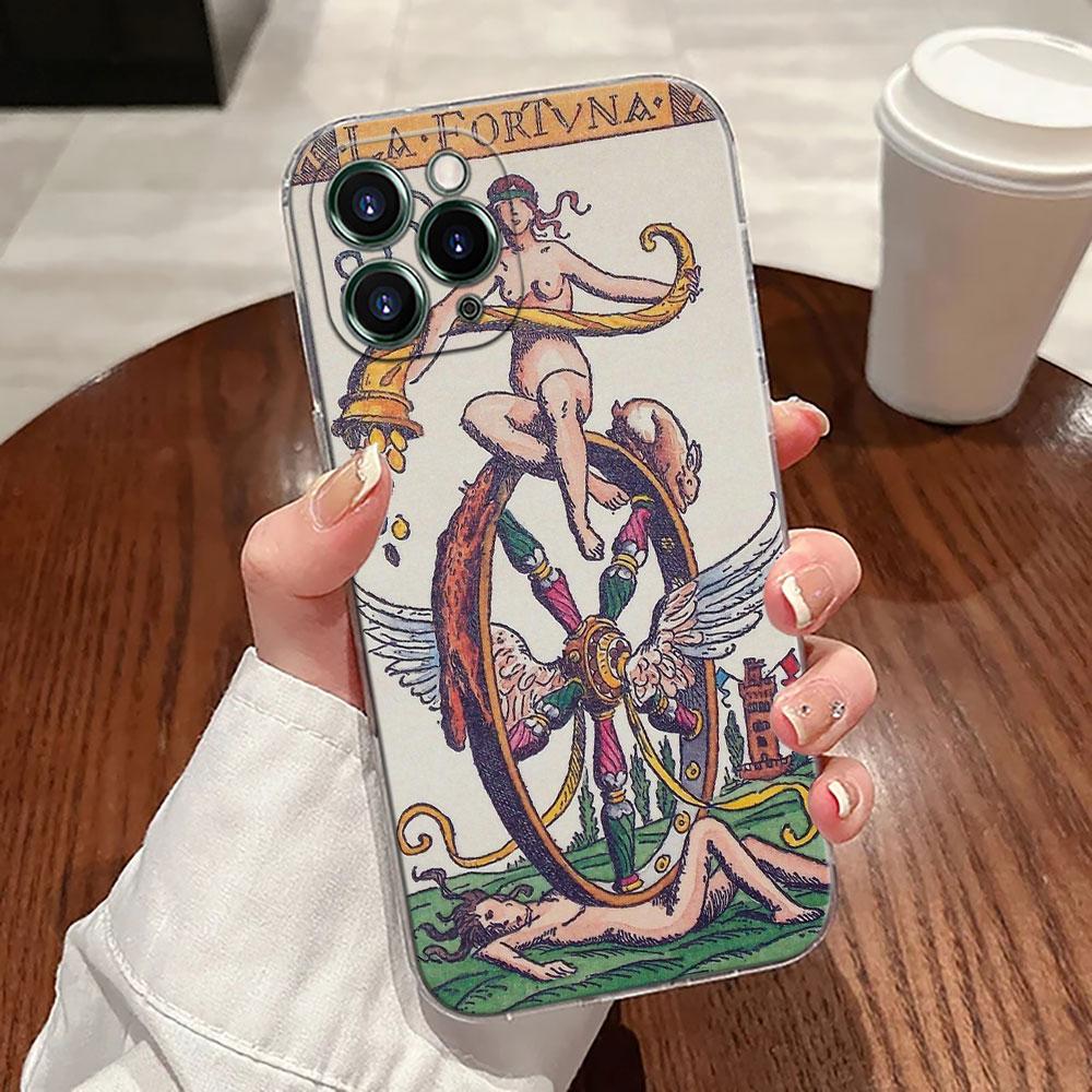 Le Tarot Egyptien de Dusserre Art Case For Apple iPhone 18 17 16 15 14 13 12 11 Pro Max 16 Plus 16E 17Air 17Pro Phone Cover Funda
