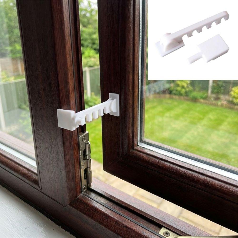 5 Gears Door Window Windproof Hooks Anti-Collision Child Safety Window Lock Baby Family