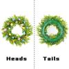 Cross Border Creative Flower Wreath Decoration Hong Kong Love Easter Egg Wreath Festival Decoration Door Hanging Flower Wreath