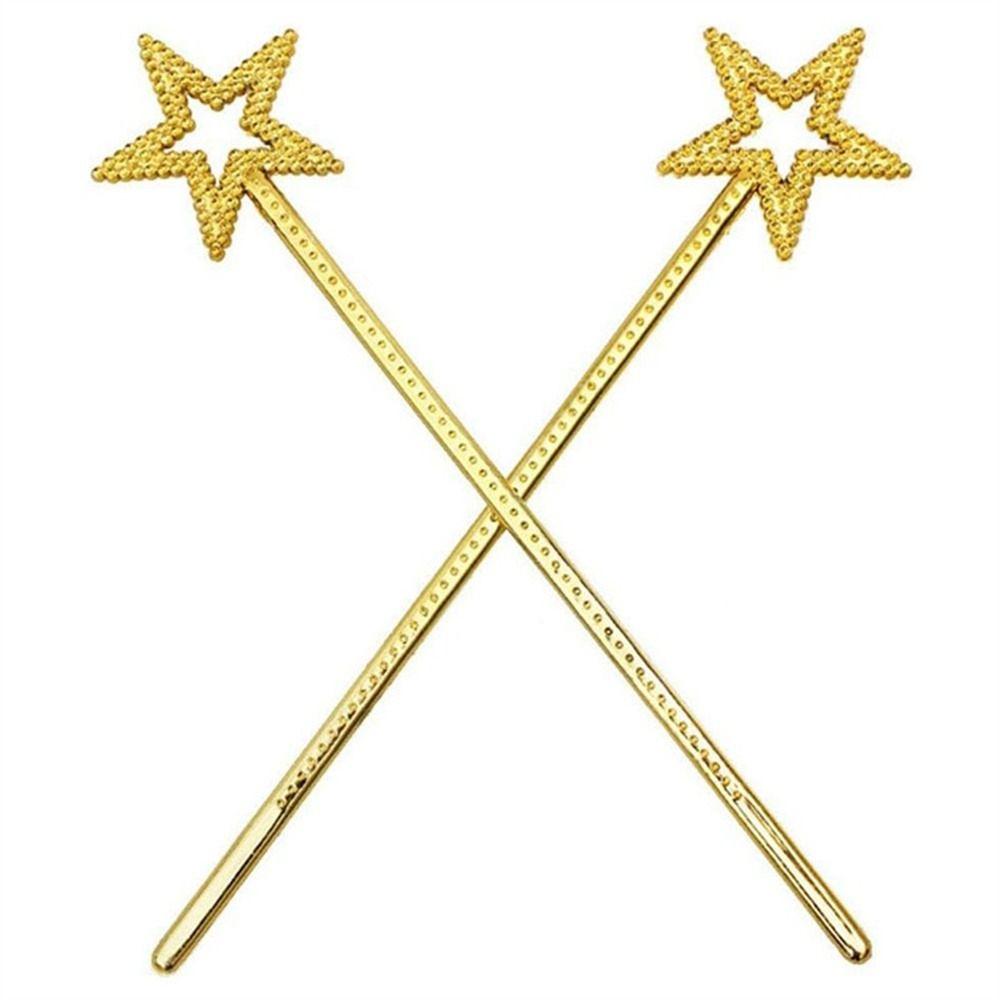 Golden Silver Princess Sticks Role-playing Star Wand Cosplay Props Fairy Wand Girls Costume