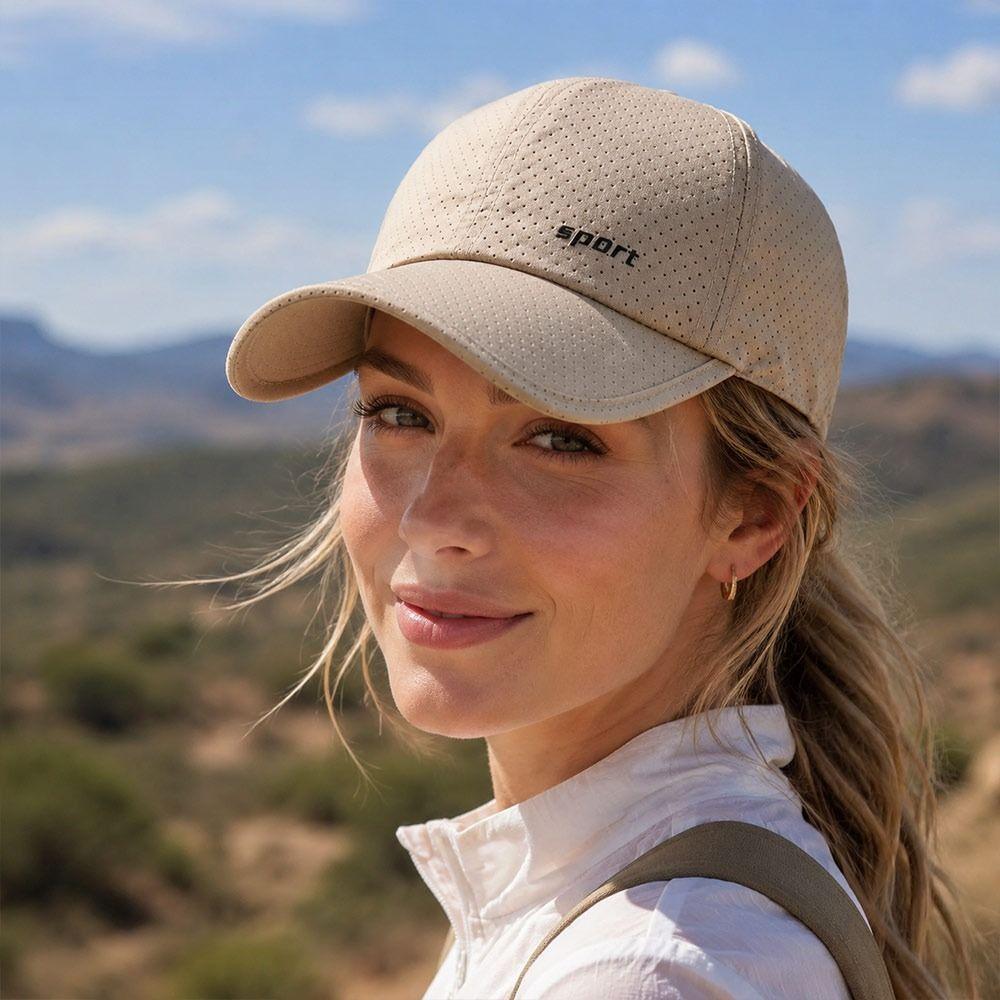 Adjustable Sun Hat Wide Brim Peaked Cap Fashion Sunscreen Hat Outdoor Sports
