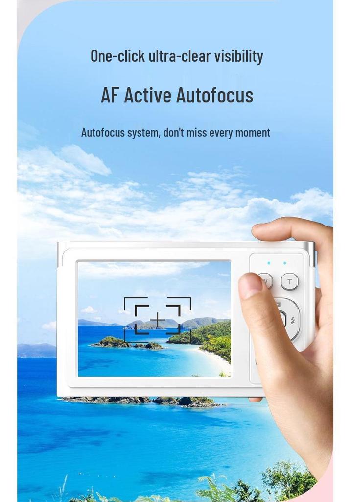 50MP HD Retro Mirrorless Camera with 4K Video for Vlogging & Selfies