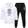 Мужской и женский новый осенне-зимний спортивный костюм большого размера с капюшоном и принтом названия города и букв алфавита