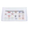 Mineral Rock Collection Kit Fun Attractive Rock Science Educational Kit with Clear Display Case for