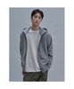 SHIFT.G Washed Color Hoodie Zip Up Gray