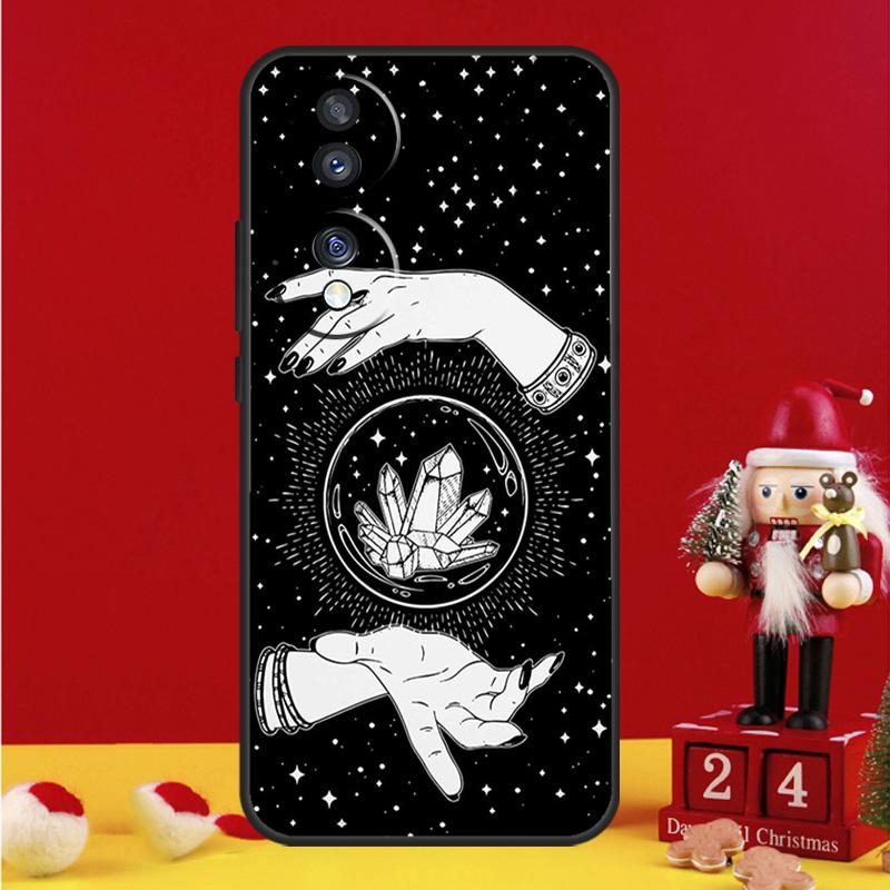 Чехол-кошелек с принтом Оккультная Ведьма Луна Готика Для Honor Magic 6 Pro Magic 5 Lite 50 70 90 X6 X7 X8 X9 X6a X7a X8a X9a X8b X9b