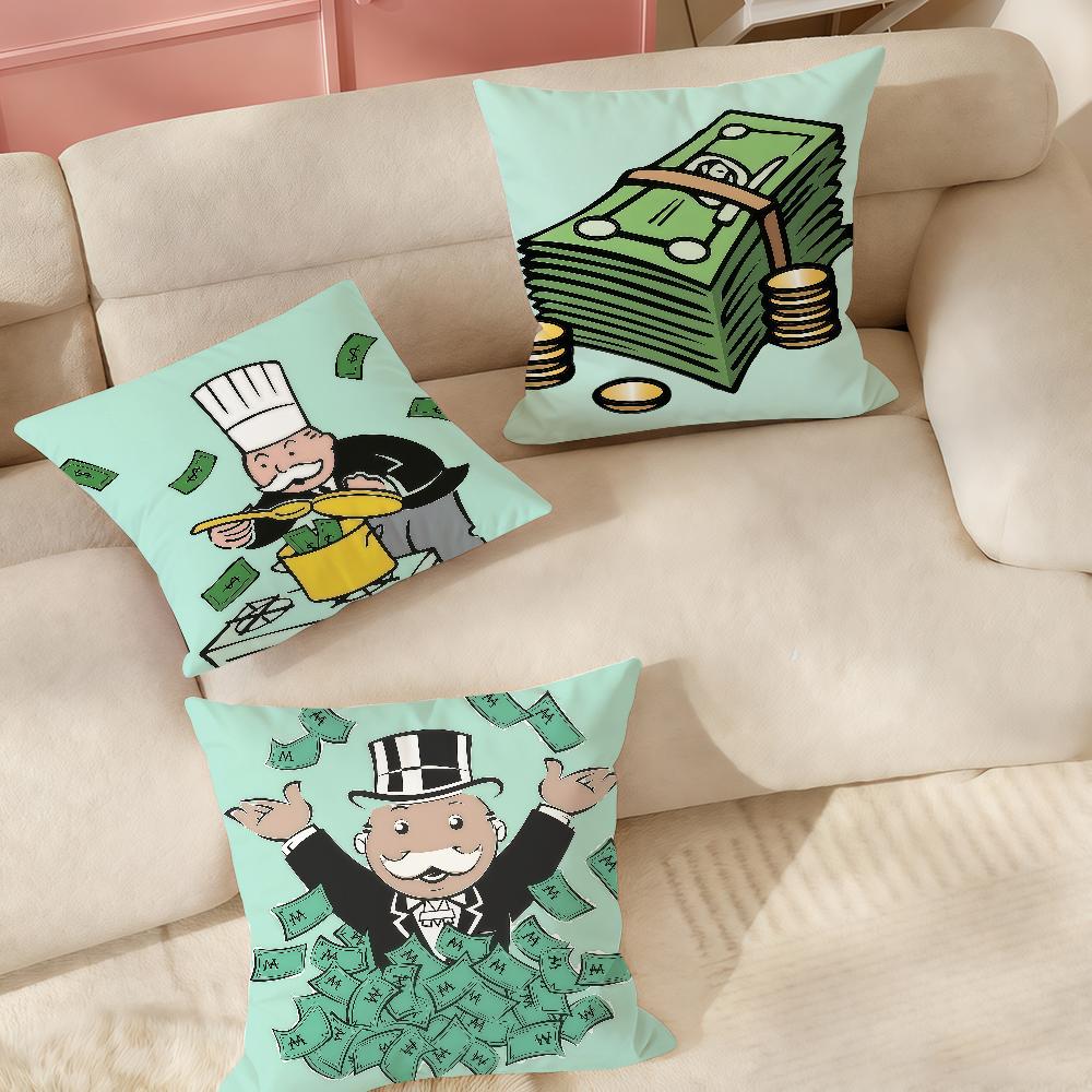 Mind Games MMonopolys Pillow Case Suitable For Bedrooms Living Rooms Cars Home Decoration