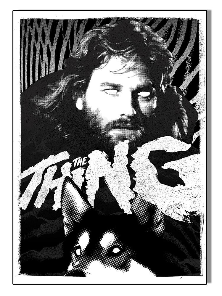 Классический фильм ужасов The Thing, постеры с принтом, холст, картина Джон Карпентер, настенная художественная картина для спальни, украшение дома