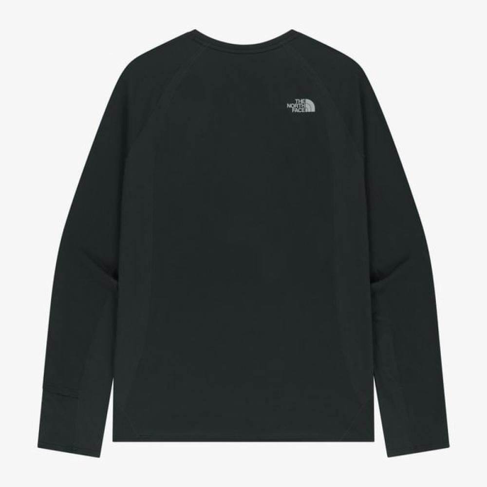 The NorTh Face Long Sleeve T shirT whiTe Label Blk nT7Ts52j