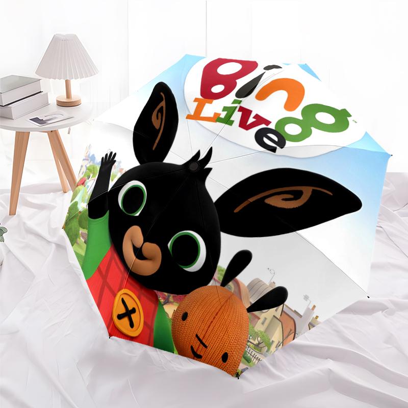1pc Bing Bunny4 Umbrella, Sun Protection, And UV Shielding. It Has Eight Sturdy Ribs for Outdoor Use And Perfect Gift