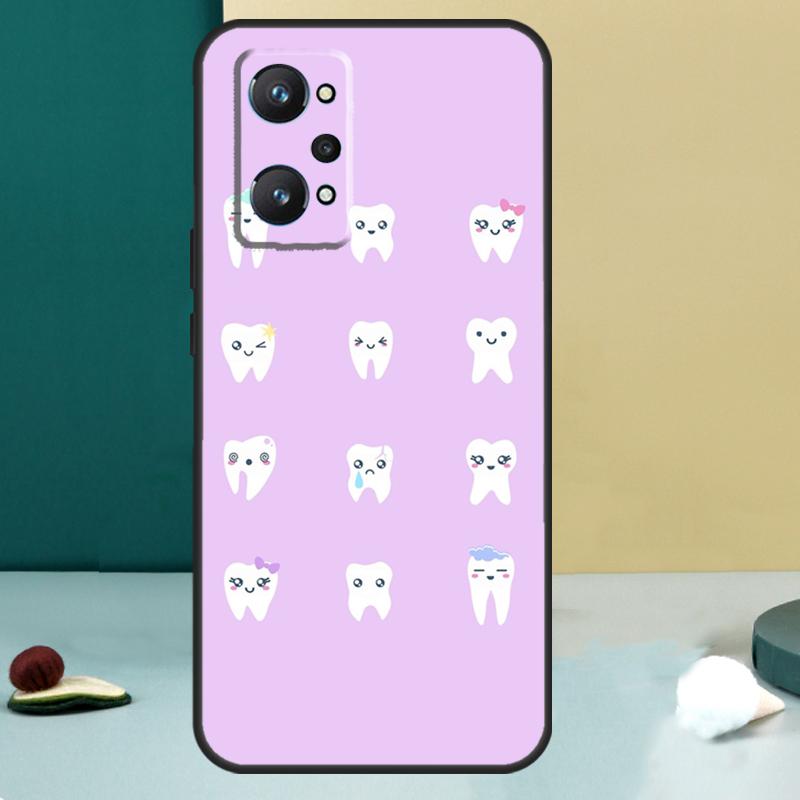 Чехол для Realme GT 7 Pro GT 5 6 6T C67 C61 C55 C53 C51 C21Y C25S C75 10 11 12 13 14 Pro Plus с рисунком 'Стоматолог Зуб'
