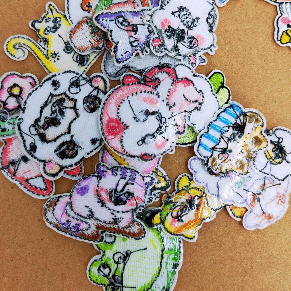 Нашивки с изображением животных для украшения детской одежды