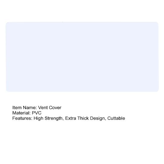 Магнитная белая вентиляционная крышка Высокопрочный ПВХ Толстый прямоугольник Режущийся дом Дом на колесах HVAC Пол Стена Потолок Воздухозаборник Вентиляционное отверстие Защитный лист