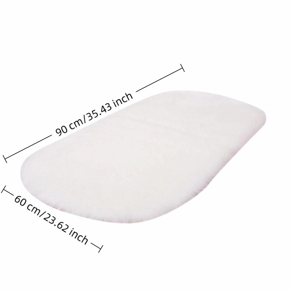 Защита пола Ковер из овчины Имитация шерсти Ковер с длинным ворсом Новая подушка для дивана Домашний декор