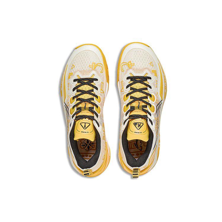 Баскетбольные кроссовки LiNing Blade 3 V2 Dream Rebound Support Balance Low Top для мужчин, кроссовки Off-White ABAT073-7