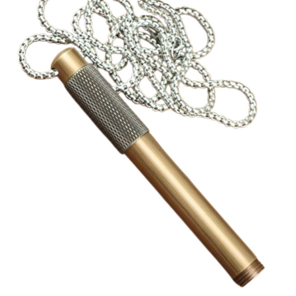 Vintage Fountain Pen 0.5mm Necklaces Fountain Pen Personality Mini Pocket Pen  Birthday Gifts