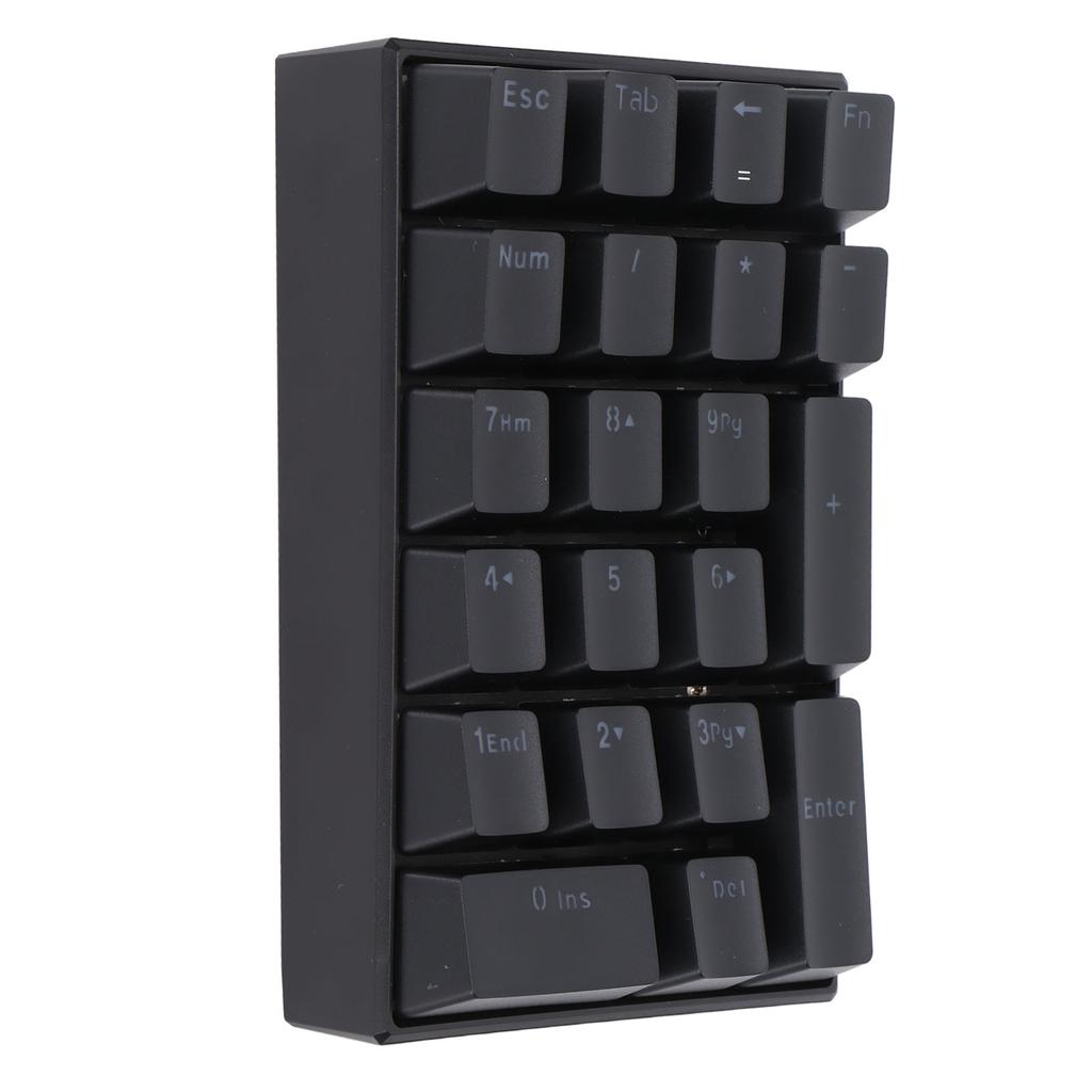 Wired Keyboard Stepped Keycap Fadeless Durable Backlit 21 Keys LED Mechanical KeyboardRed Shaft