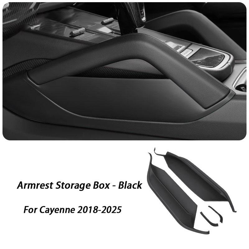 WIRP3 Car Center Console Gap Storage Box Phone Key Auto Armrest Organizer For Porsche Cayenne 2018 2019 2020 2021 2022 2023 2024 2025