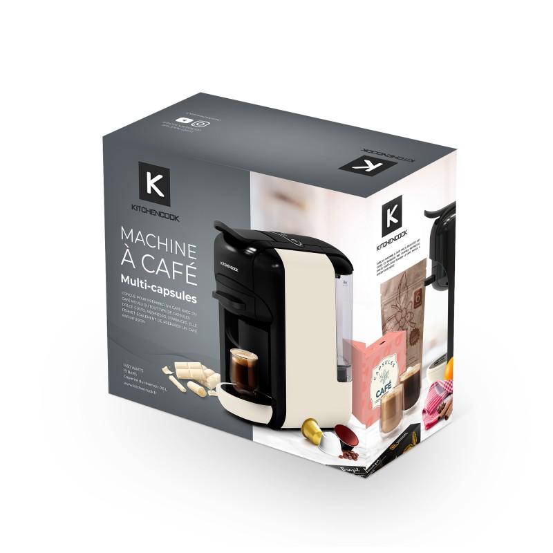 Кофемашина для капсул и молотого кофе – Multi Cream Kitchencook
