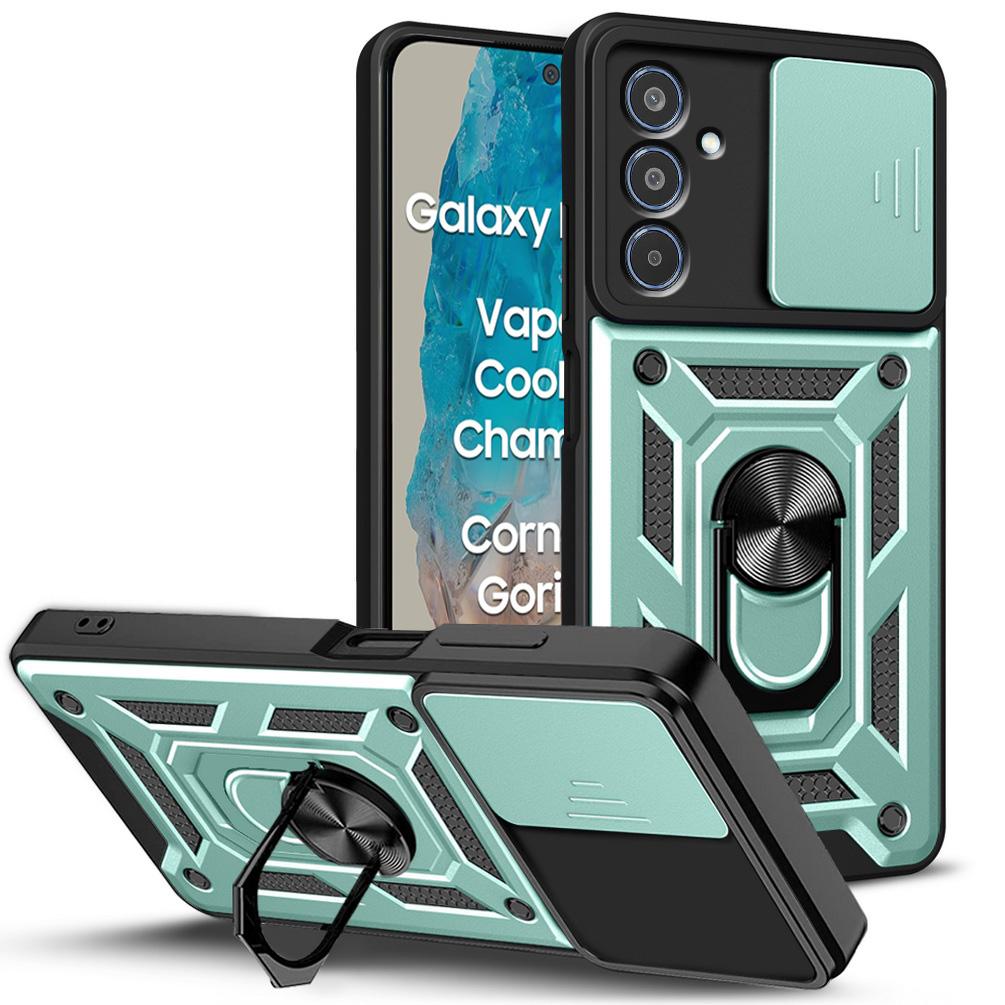 Чехол для защиты камеры Samsung M35 M55 M15 F15 M54 M14 F14 M23 M53 M33 F23 M52 Galaxy A55 A35 A15 A05 Armor Hybrid Ring Cover