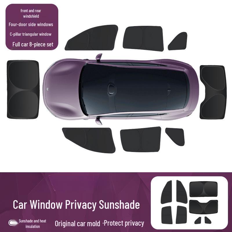 Солнцезащитный козырек люка Xiaomi SU7: Солнцезащитный козырек, Теплоизоляция, Светонепроницаемая шторка для крыши автомобиля.