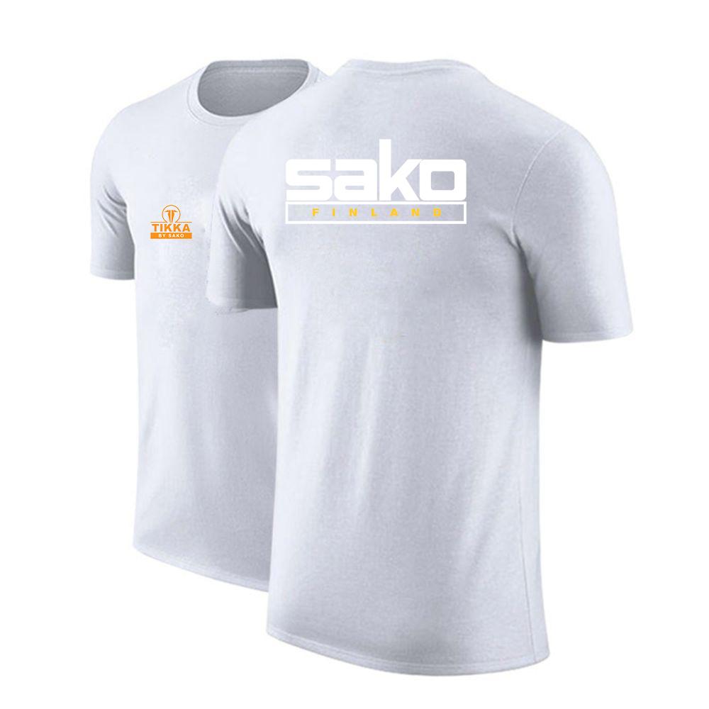 Tikka By Sako Finland Логотип Огнестрельного Оружия 2022 Унисекс Новые Спортивные Летние Футболки с Коротким Рукавом Модные Повседневные Футболки Харадзюку Удобные Топы