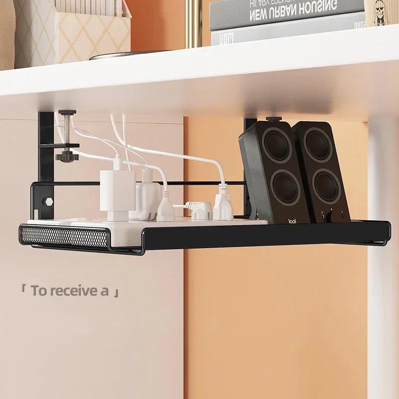 Management Desk Cable Tray Under No Drill Steel Desk Cable Organizers Wire Management Tray Cable Management Rack