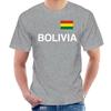 T Shirt Bolivia Black with Flag Pressure S to 3XL SUCRE BOLIVIA Morales