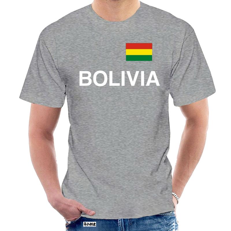 T Shirt Bolivia Black with Flag Pressure S to 3XL SUCRE BOLIVIA Morales