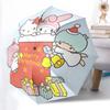 1pc Hello Kitty Christmas Stocking with Presents - Automatic Opening Umbrella, Portable Folding Design, 8-Rib Iron Frame Outdoor Umbrella, Festive Gif