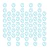 70 шт. 0,31 дюйма DIY Пластиковые бусины Аксессуары для рукоделия для украшения ювелирных изделий, ожерелий, браслетовСветло-голубой