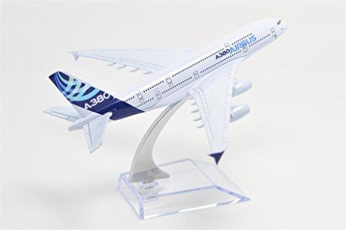 Династия Тан 1/400 16см Airbus A380 Металлическая модель самолета Игрушка