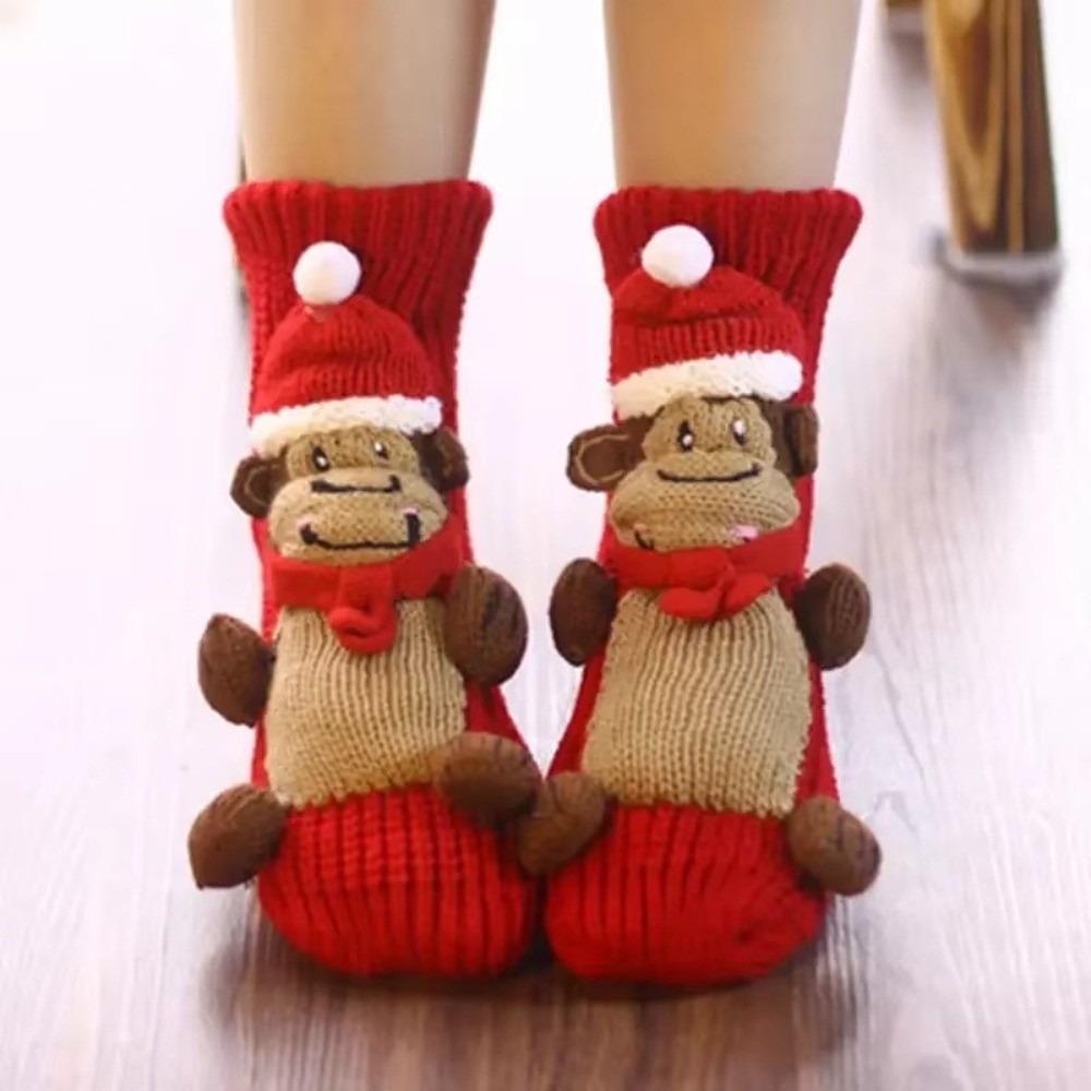 Hand Crocheted Animal Socks Thick Novelty Floor Socks New Funny Socks for Men & Women