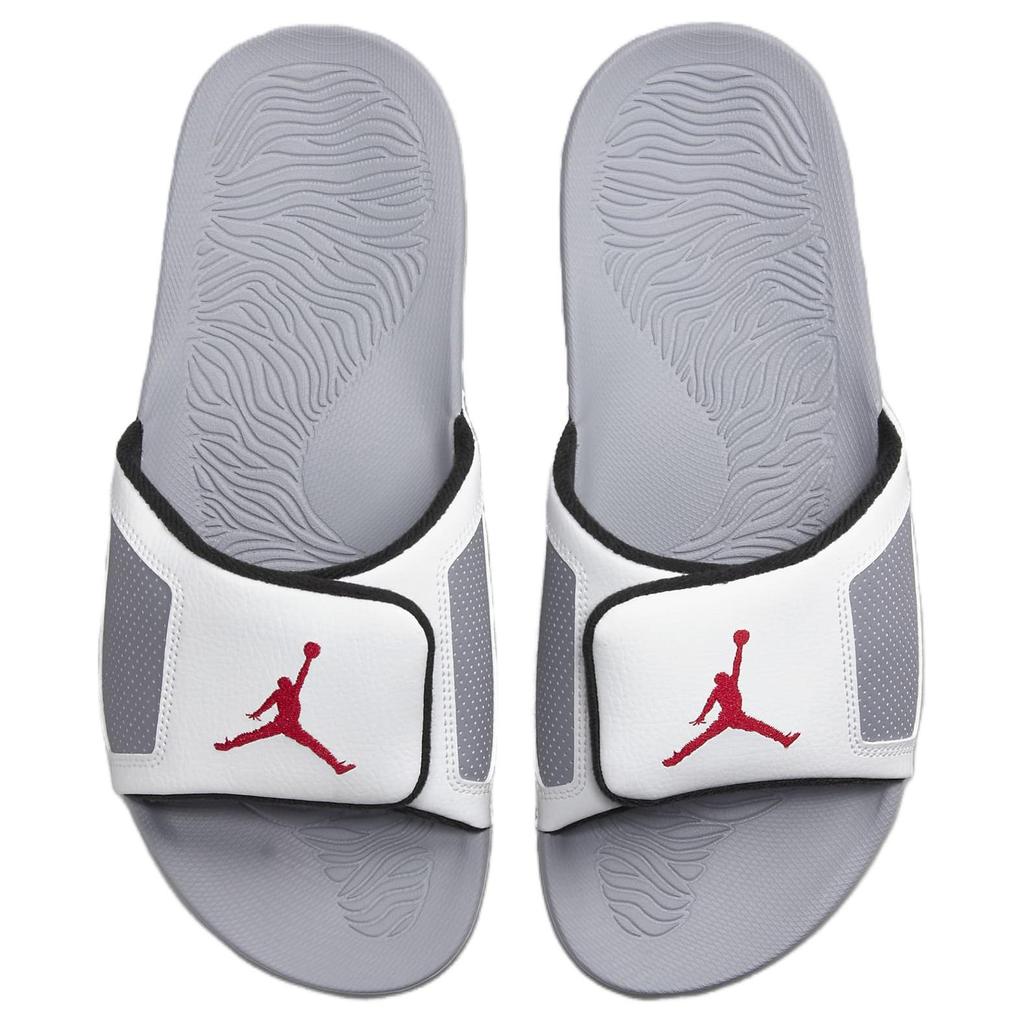 Air Jordan Hydro 3 Retro Слайды Белый Цемент Мужские Кроссовки Summit-White Цемент-Серый Черный 854556-101