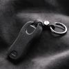 AION7 For Porsche Cayenne 92A 9YA 2018-2024 Panamera 971 2017-2025 911 992 Alcantara Suede Key Cover Keychain Key Case