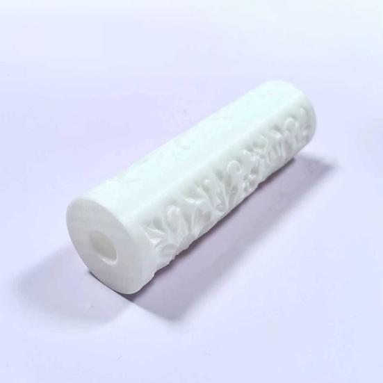 1/2 шт. Текстурный валик 3D-печать материал PLA гладкая отделка малярный валик узор цветочной лозы декоративный инструмент для рисования