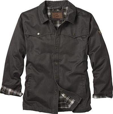 Демисезонная куртка Legendary Whitetails Stockyards Lonestar gewachste Canvas Hemdjacke coal