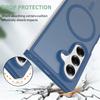 Luxury Frosted Clear Magnetic Case For Samsung Galaxy Z Fold 7 6 Matte Skin Feel For Magsafe Wireless Charging Protective Cover