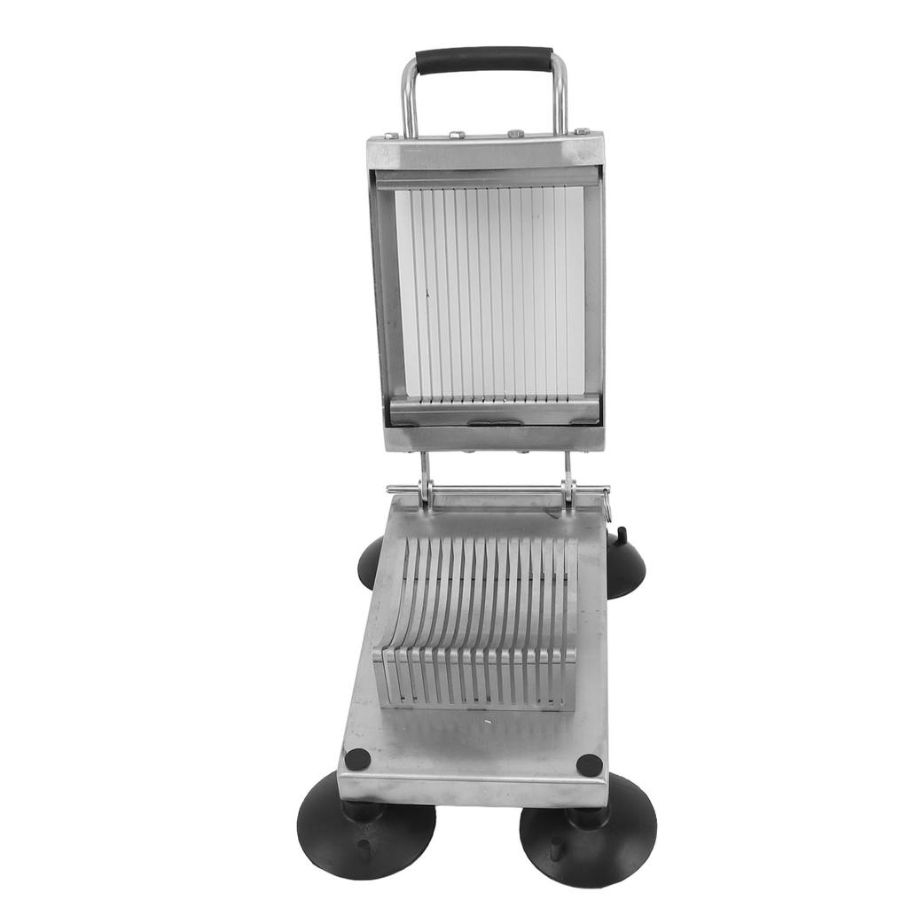 Commercial Vegetable Cutter Stainless Steel Anti Slip Manual Food Cutter with 4 Suction Cup for