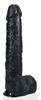 Extra Long Dildo 29 X 7cm Black - Real Rock - Black Dildos