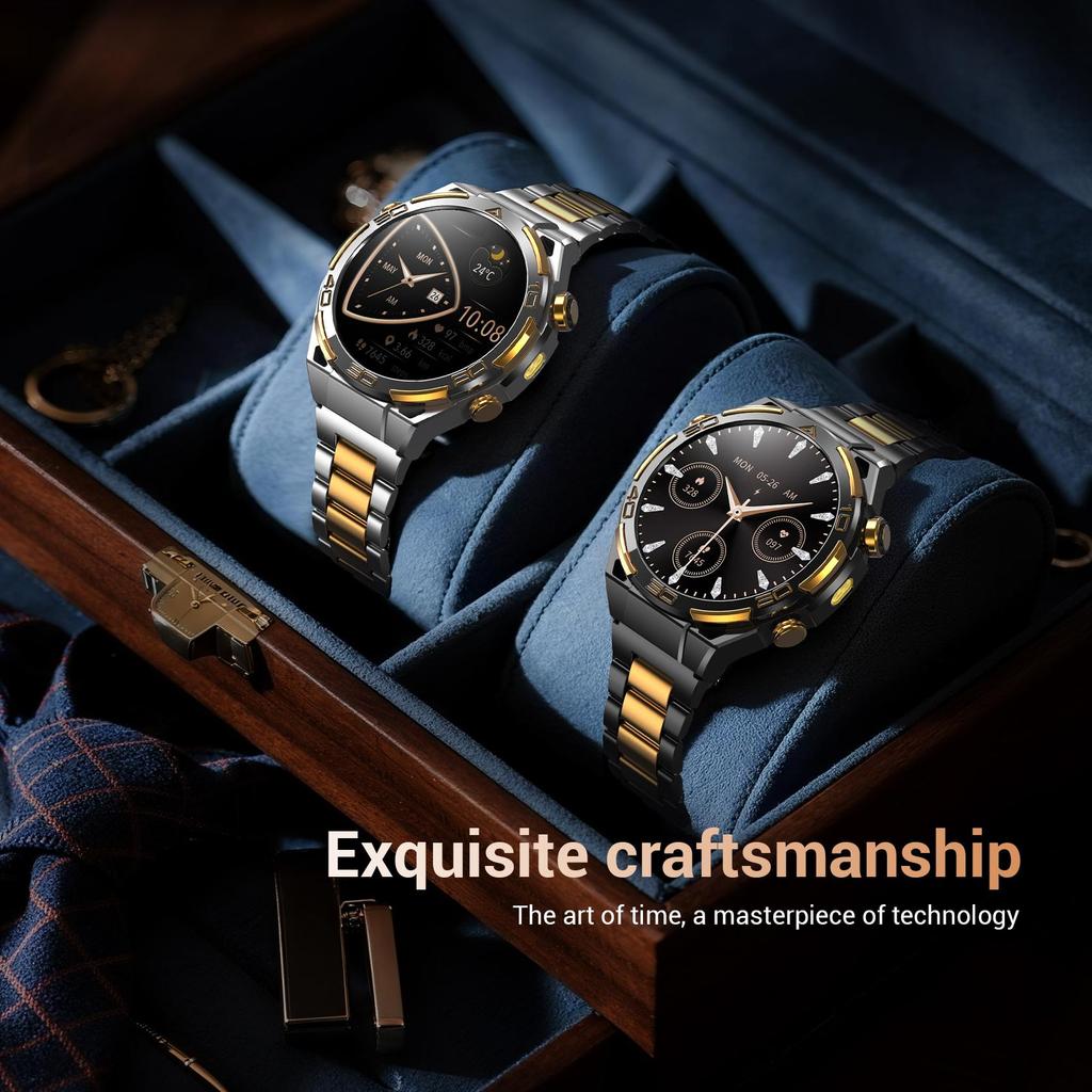 Blackview W90 Pro AI Защищенные умные часы со встроенным ChatGPT | 1,43" AMOLED-экран 100+ спортивных режимов GPS + Компас Bluetooth-звонки Аккумулятор 900 мАч