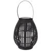 Solar Garden Lantern LED Outdoor Solar Lantern Waterproof Decorative Rattan Lantern For Patio Pathway Courtyard