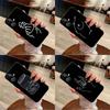 Абстрактное лицо влюбленного для IPhone 17 Air 16 15 14 13 12 11 Pro Черный Мягкий Чехол для Телефона