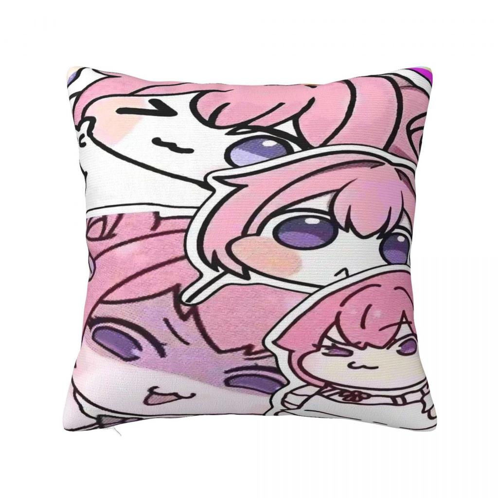 Pillow Case Cute Fanart N-Nikke Doro Polyester Pillow Cover Cute Cushion Cover Graphic Pillowcases For Wedding Party Home Decor