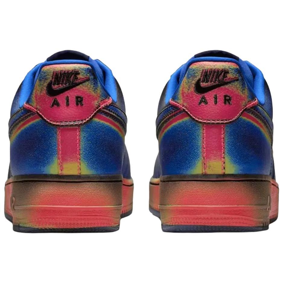 Nike Кроссовки мужские Nike Air Force 1 Low Heat Map Черный с Голубым Гонщиком IB6834-001