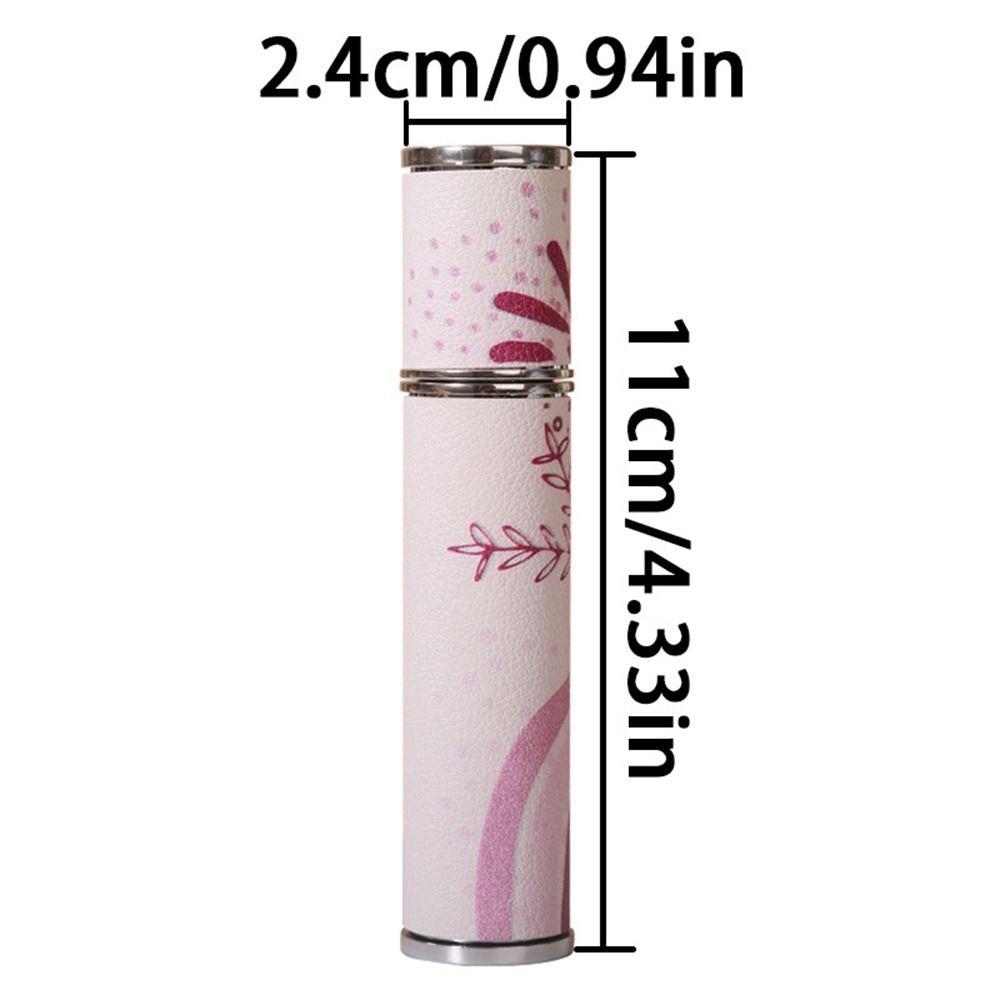 PU Leather Perfume Bottle 10ml Cosmetic Container Ultra-fine Mist Fragrance Container  Travel