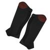 2Pcs Leather Half Chaps Equestrian Horse Riding Half Chaps Leg Guard Protector for AdultsXXL