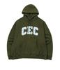 Худи с логотипом Cec (Хаки/Шлифованный)
