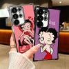 B-Bettys B-Boops Девушка Покрытие Чехол для Телефона Для Samsung Galaxy S24 S25 FE S26 Edge S23 Ultra S22 S21 Plus S20 Противоударный Подушка Безопасности Чехол
